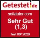 Vertrauenssiegel, getestet.de, sofatutor.com Sehr Gut (1,3) Test 06/2020